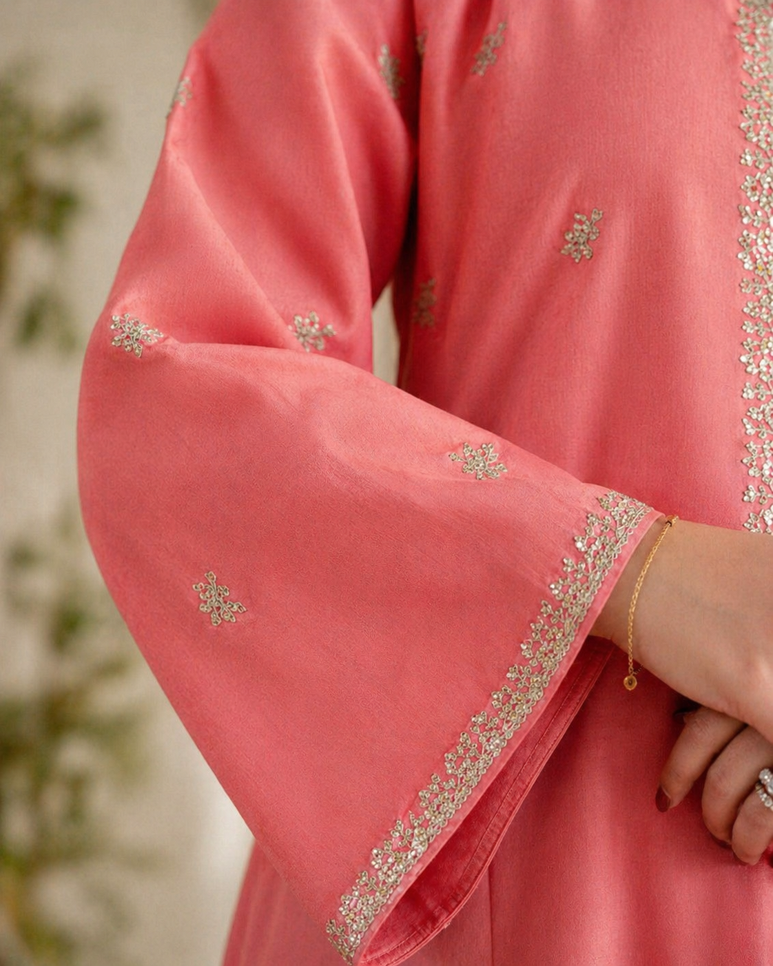Zara embroider 3pc